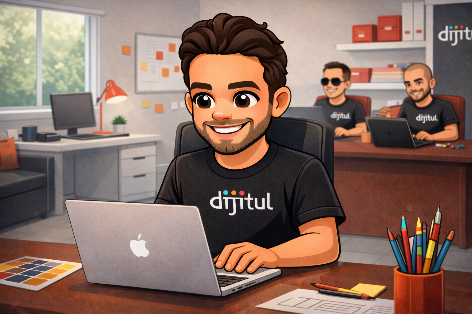 WordPress Hosting management from the dijitul office.